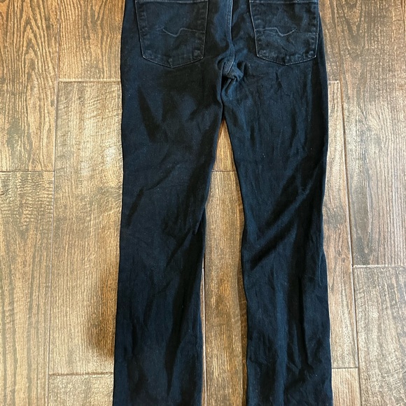7 for all mankind men’s rhibgy black denim size 29 - Picture 4 of 5
